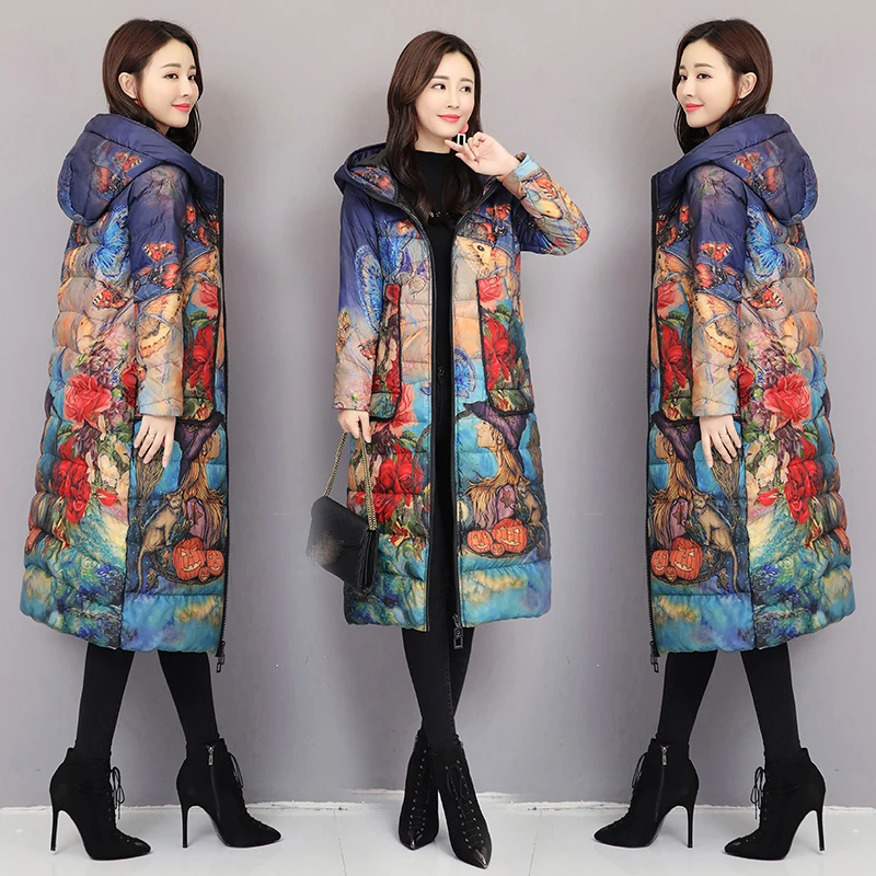 81% White Duck Down Coat Women Ultra Light Down Jackets Tide Winter New Women Long Down Coat Parka With Hood Jackets Plus Size 
81% White Duck Down Coat Women Ultra Light Down Jackets Tide Winter New Women Long Down Coat Parka With Hood Jackets Plus Size