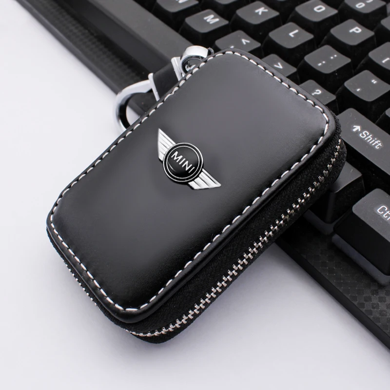 Leather Zipper Car Key Bag Keychain Covers Key Case for MINI Vci J2534 Itx H4 Jack 3 5 GT Automotive Goods Interior Accessories
Leather Zipper Car Key Bag Keychain Covers Key Case for MINI Vci J2534 Itx H4 Jack 3 5 GT Automotive Goods Interior Accessories