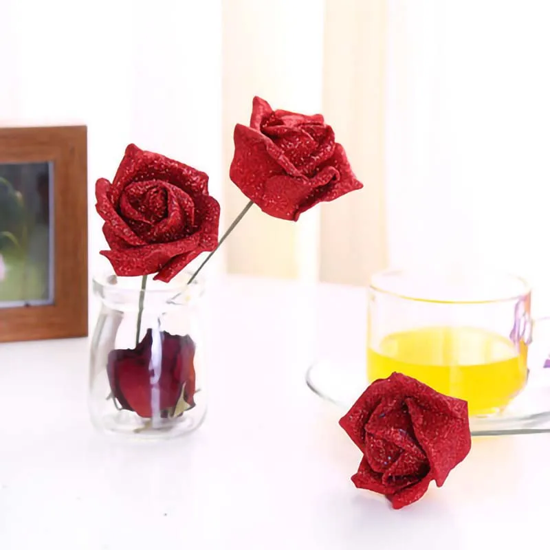 7cm Artificial Flower Head, 30 Golden Pink Roses, Wedding Scene decorate , Valentine's Day Confession Artifact, Home Decoration
7cm Artificial Flower Head, 30 Golden Pink Roses, Wedding Scene decorate , Valentine's Day Confession Artifact, Home Decoration