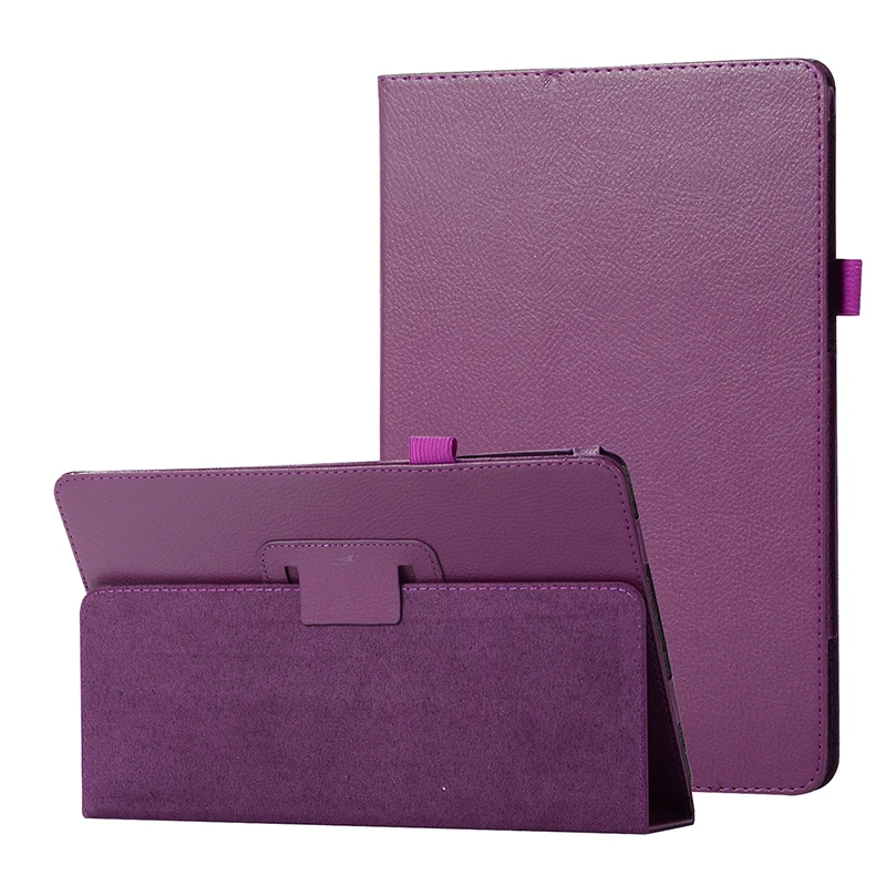 Чехол книжка складной Litchi кожаный чехол для samsung Galaxy Tab S4 10 5 2018 SM T830 T835 T80 T837 планшет