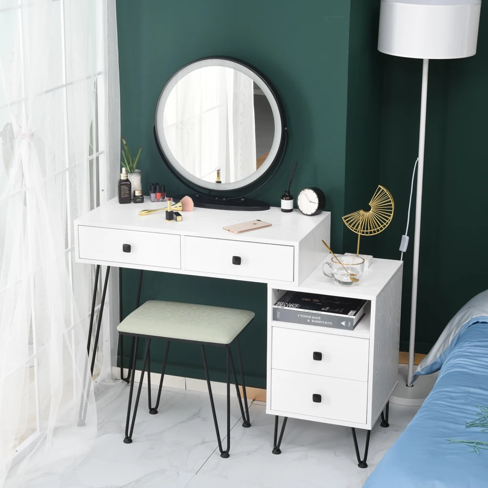 Bedroom wrought iron dressing table Solid wood makeup desk storage cabinet most beautiful furniture decoration for your home
Bedroom wrought iron dressing table Solid wood makeup desk storage cabinet most beautiful furniture decoration for your home