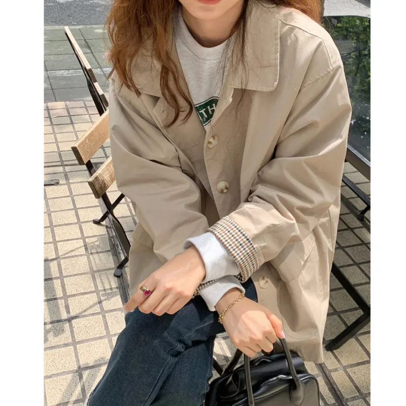 Korean Safari Style Loose Windbreaker Coat Female 2021 Autumn Winter Single Breasted Wide-waisted Vintage Trench Outwear Lined
Korean Safari Style Loose Windbreaker Coat Female 2021 Autumn Winter Single Breasted Wide-waisted Vintage Trench Outwear Lined