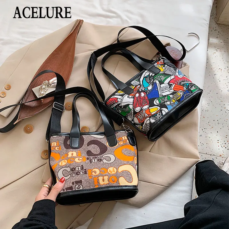 ACELURE Colorful Flower Canvas Shoulder Bags for Women Casual Fashion Tote Bags Female Shopping Messenger Bags Purse Handbags
ACELURE Colorful Flower Canvas Shoulder Bags for Women Casual Fashion Tote Bags Female Shopping Messenger Bags Purse Handbags