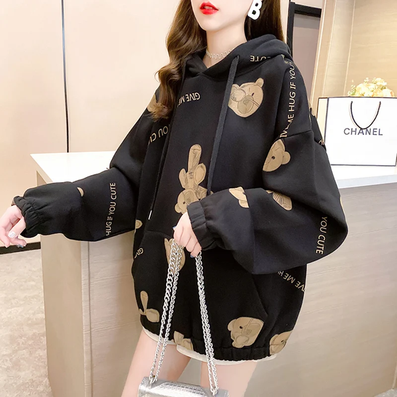 Winter Oversized Hoodies Women Streetwear Korean Style Plus Size Pullover Sweatshirt Clothes Women 2020 Long Sleeve Fall fashion
Winter Oversized Hoodies Women Streetwear Korean Style Plus Size Pullover Sweatshirt Clothes Women 2020 Long Sleeve Fall fashion