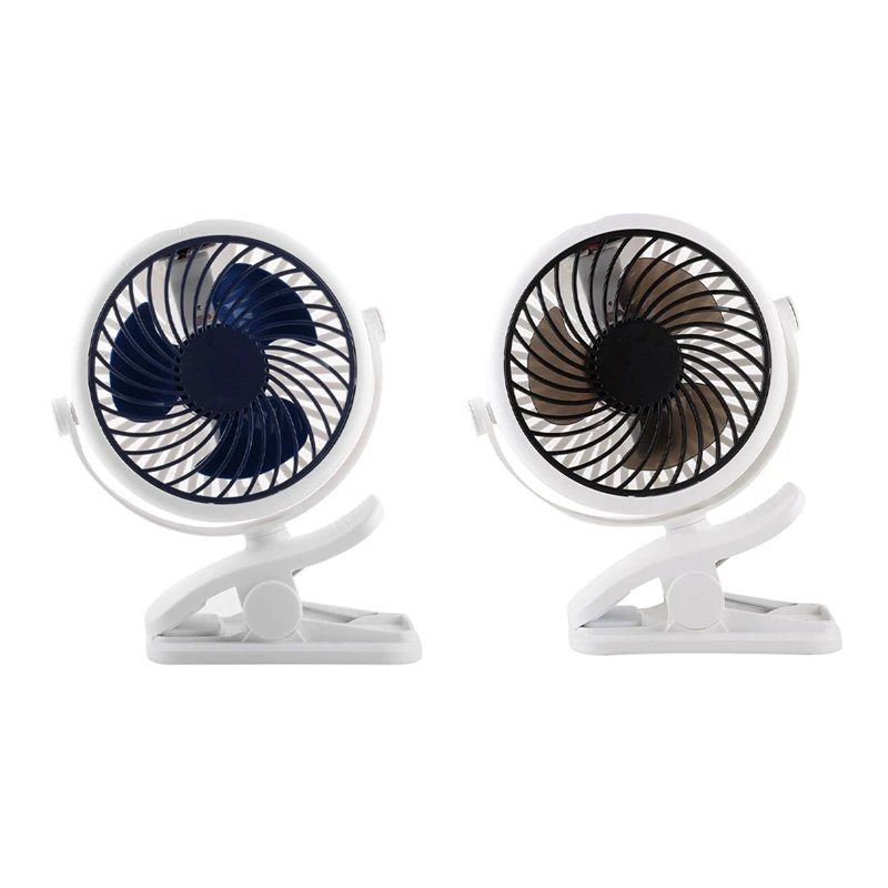 2 Set USB Rechargeable Clip Desktop Fan Mini Portable Clip Fan Ventilator Three-Speed Adjustable Wind Fan, E & F
2 Set USB Rechargeable Clip Desktop Fan Mini Portable Clip Fan Ventilator Three-Speed Adjustable Wind Fan, E & F