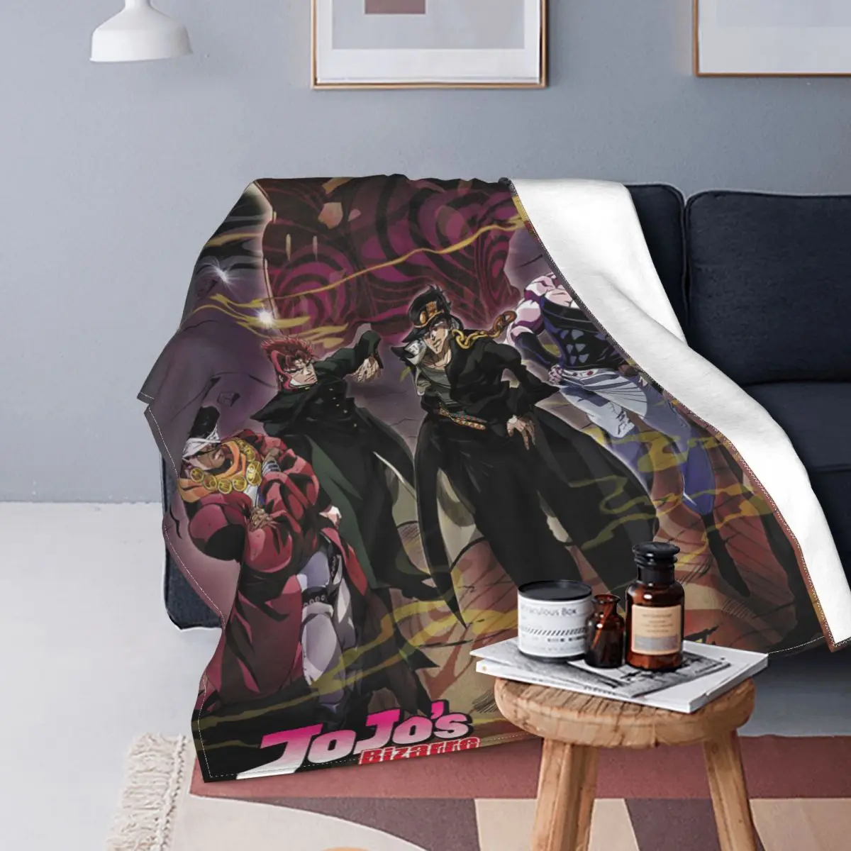 Jojo's Bizarre Adventure Blankets Flannel Jojos No Kimyou Na Bouken Vintage Soft Throw Blanket for Outdoor Travel Bedspread
Jojo's Bizarre Adventure Blankets Flannel Jojos No Kimyou Na Bouken Vintage Soft Throw Blanket for Outdoor Travel Bedspread