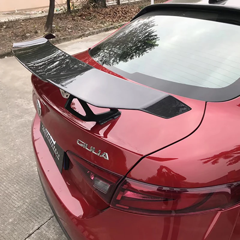 Автомобильный фиксированный спойлер с большим хвостом из углеродного волокна, верхнее крыло для Alfa Romeo giulia, аксессуары для внешней модифика...
Автомобильный фиксированный спойлер с большим хвостом из углеродного волокна, верхнее крыло для Alfa Romeo giulia, аксессуары для внешней модифика...