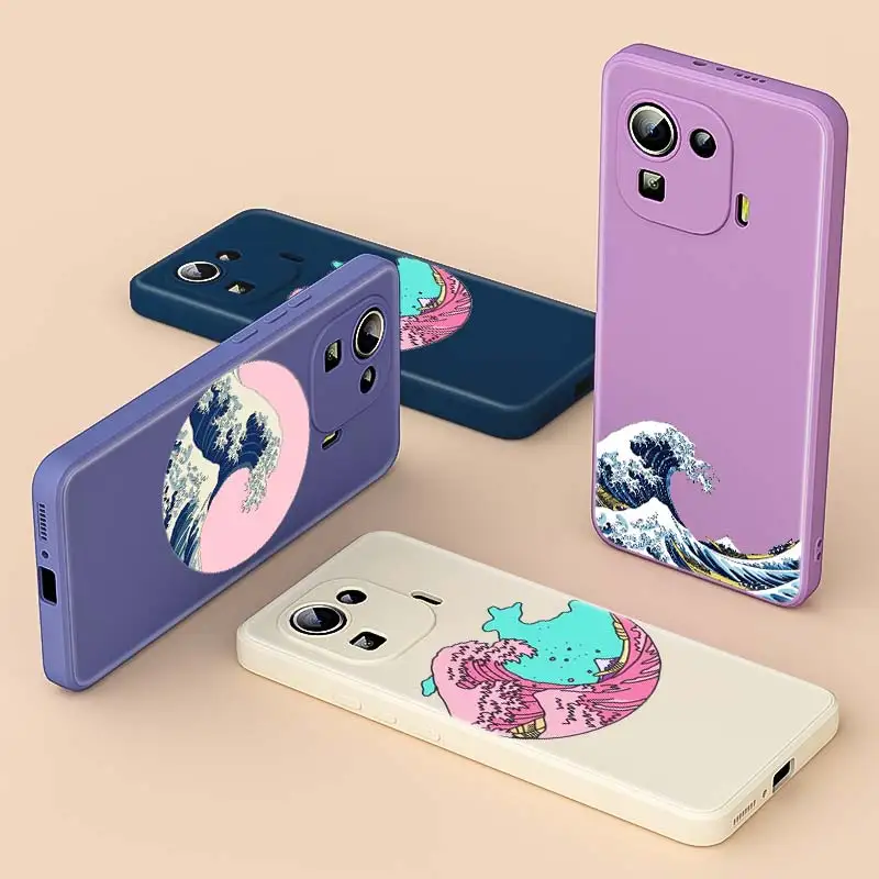 Phone Case For Xiaomi 11 Ultra 11i 11X 10S 10i 10T 10 9 Pro Lite 5G 9SE 8SE Japanese Waves Liquid Silicone TPU Cover
Phone Case For Xiaomi 11 Ultra 11i 11X 10S 10i 10T 10 9 Pro Lite 5G 9SE 8SE Japanese Waves Liquid Silicone TPU Cover
