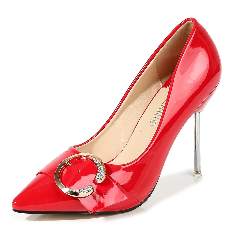 New Patent Leather Red Wedding Classic Basic Pointed Toe High Heels Slip On Solid Leisure Autumn Women Pumps Shoes DA0095
New Patent Leather Red Wedding Classic Basic Pointed Toe High Heels Slip On Solid Leisure Autumn Women Pumps Shoes DA0095