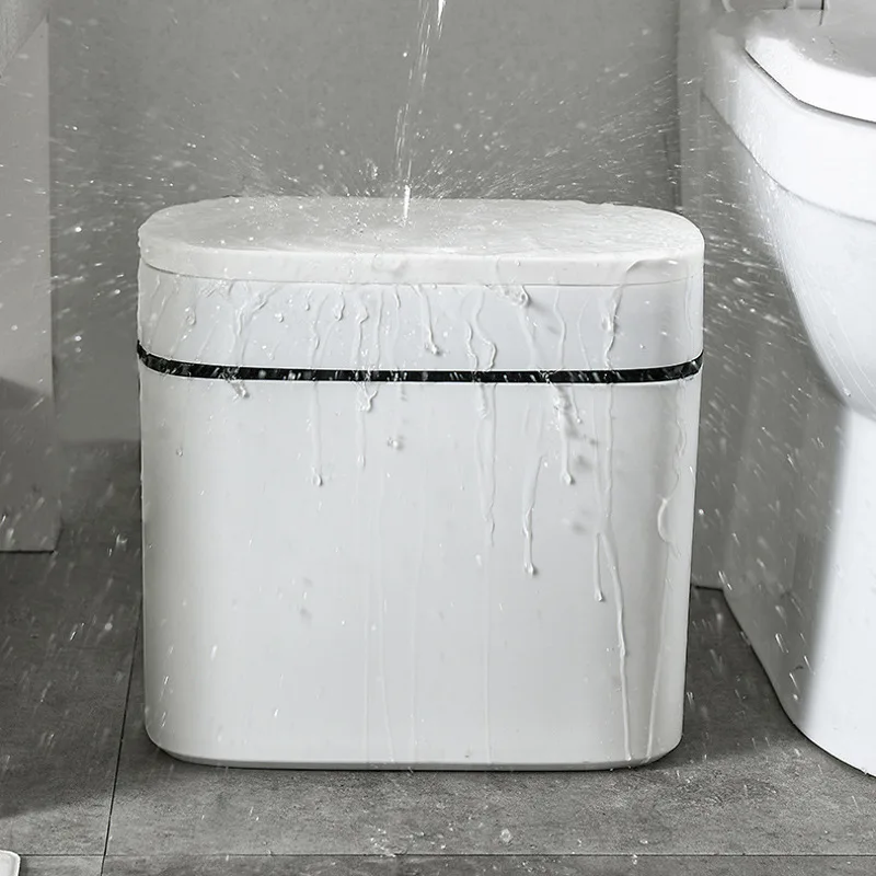 12L Simple Trash Can Smart Home Waste Bins Press-Type Trash Bag Holder Garbage Bin for Toilet Narrow Seam for Bathroom Kitchen
12L Simple Trash Can Smart Home Waste Bins Press-Type Trash Bag Holder Garbage Bin for Toilet Narrow Seam for Bathroom Kitchen