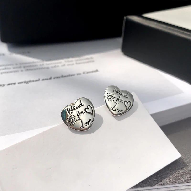 Women Fashion Love Fearless Heart S925 Sterling Silver Earrings Original Brand High Quality Jewelry Logo Holiday Gift
Women Fashion Love Fearless Heart S925 Sterling Silver Earrings Original Brand High Quality Jewelry Logo Holiday Gift