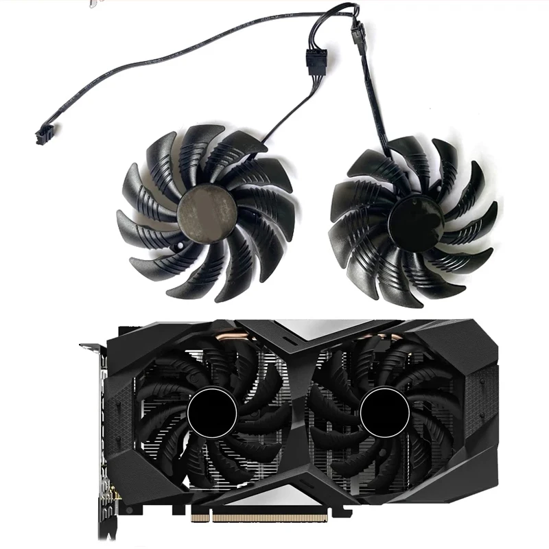 Brand new 2 pcs 87mm 4PIN RTX2060 heat sink GPU fan PLD09010S12HH T129215SU for GIGABYTE GeForce RTX2060 OC 6G GV-N2060OC-6GD co
Brand new 2 pcs 87mm 4PIN RTX2060 heat sink GPU fan PLD09010S12HH T129215SU for GIGABYTE GeForce RTX2060 OC 6G GV-N2060OC-6GD co