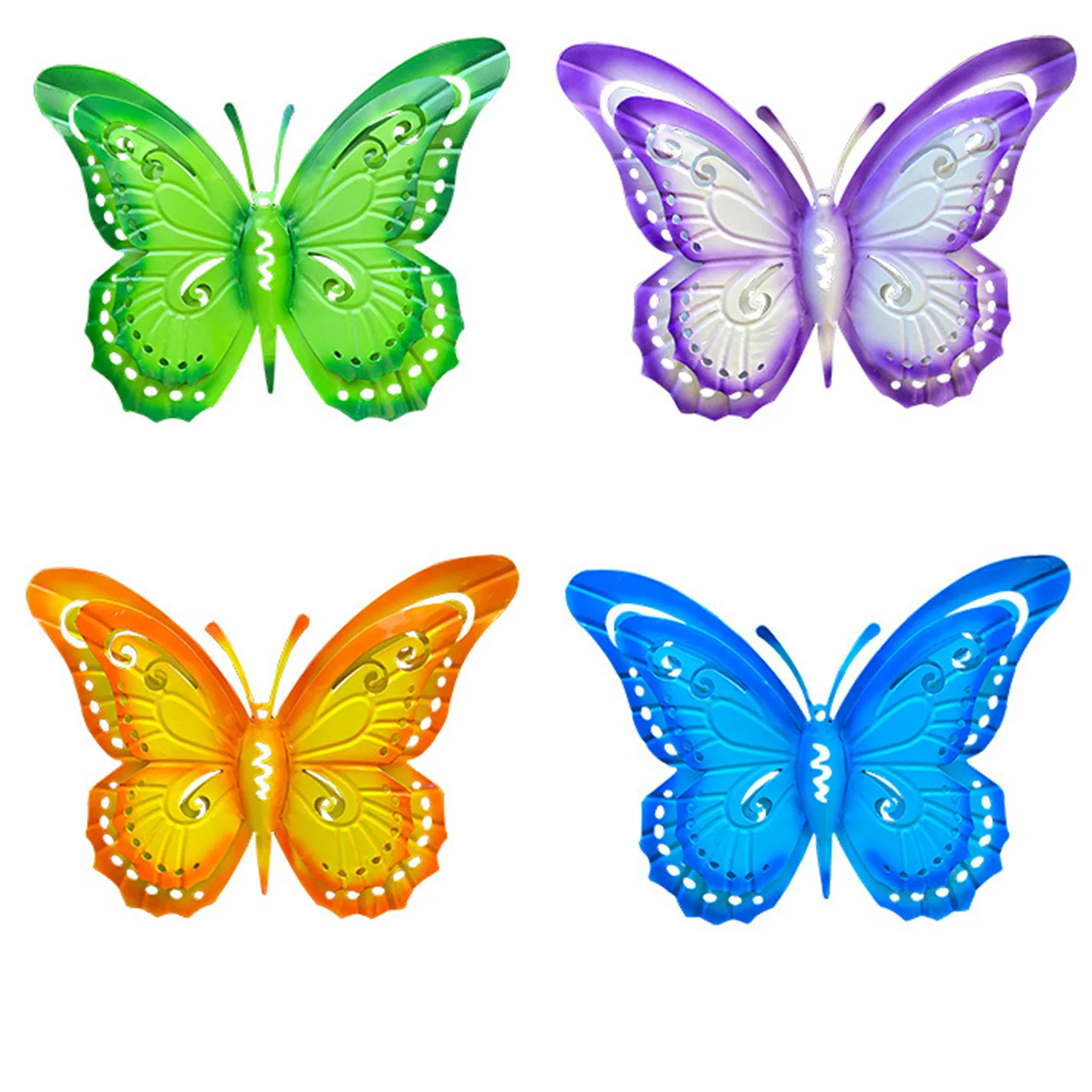 Innovative Colorful Wrought Iron Butterfly Ornaments Wall Hanging Ornaments Crafts For Home Garden Decoration jardin tuin QP2
Innovative Colorful Wrought Iron Butterfly Ornaments Wall Hanging Ornaments Crafts For Home Garden Decoration jardin tuin QP2