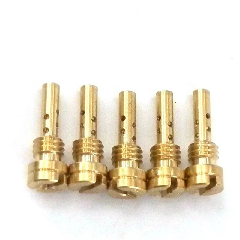 5Pcs/Set Slow Pilot Jet 4.5mm X 0.75mm for Keihin Carburetor CV CVK FCE CARB N424-25 Injector Nozzle Available Size 30-75 
5Pcs/Set Slow Pilot Jet 4.5mm X 0.75mm for Keihin Carburetor CV CVK FCE CARB N424-25 Injector Nozzle Available Size 30-75