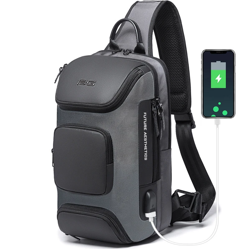 Shoulder Bag Technology USB Rechanrging Business Male Ipad Messenger Crossbod Bag Outdoor Travel Oxford Cloth Chest Bag Hot Sale
Shoulder Bag Technology USB Rechanrging Business Male Ipad Messenger Crossbod Bag Outdoor Travel Oxford Cloth Chest Bag Hot Sale