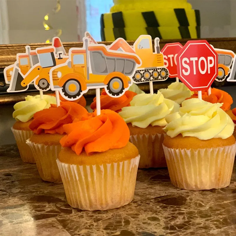 Construction Party Cupcake Toppers and Wrappers Tractor Excavator Cake Topper Dump Truck Theme Birthday Party Cake Decoration
Construction Party Cupcake Toppers and Wrappers Tractor Excavator Cake Topper Dump Truck Theme Birthday Party Cake Decoration