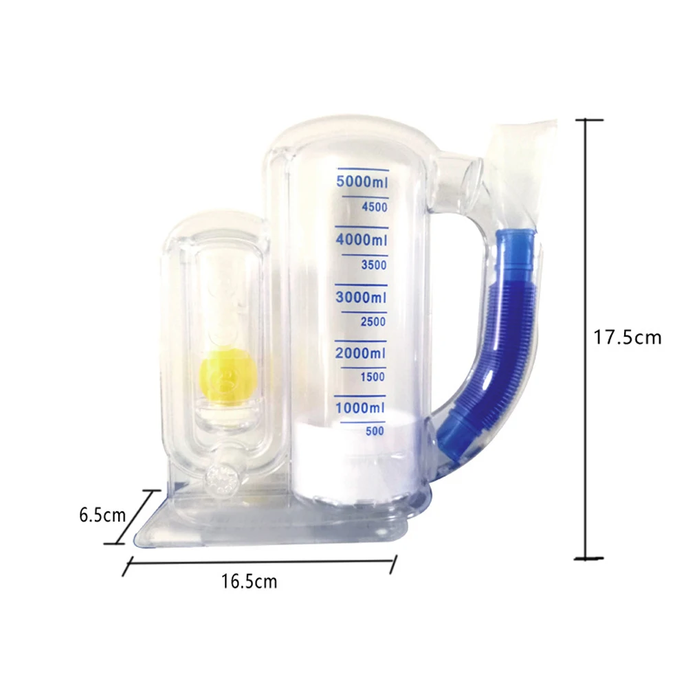 NEW 3000/5000ml Volumetric Breathing Trainer Single ball Meter Spirometry Trainer Lung Function Exerciser Workout Equipment for
NEW 3000/5000ml Volumetric Breathing Trainer Single ball Meter Spirometry Trainer Lung Function Exerciser Workout Equipment for