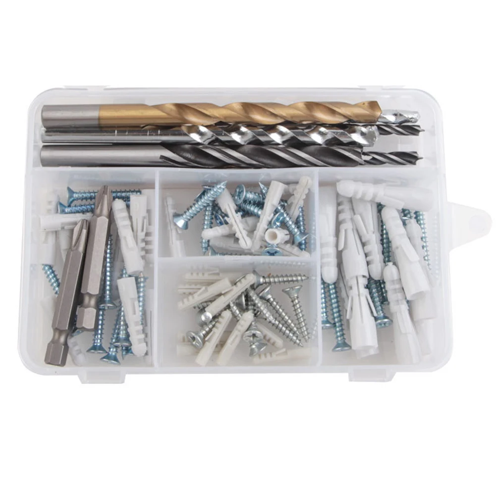94pcs 4-8mm Multifunction HSS Twist Drill Bits Set with Plastic Box Aluminum Metal Woodworking Hole Drilling Power Tools Kit
94pcs 4-8mm Multifunction HSS Twist Drill Bits Set with Plastic Box Aluminum Metal Woodworking Hole Drilling Power Tools Kit