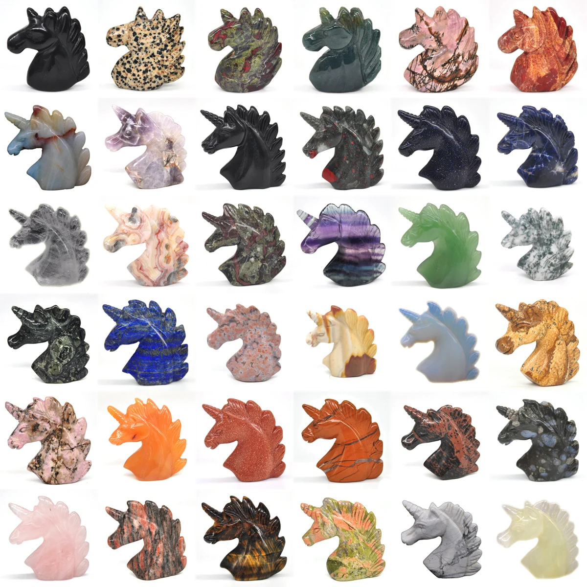Unicorn Statue Natural Stones Carved Home Decoration Healing Crystal Reiki Figurine Quartz Gemstone Animals Ornament Gift
Unicorn Statue Natural Stones Carved Home Decoration Healing Crystal Reiki Figurine Quartz Gemstone Animals Ornament Gift