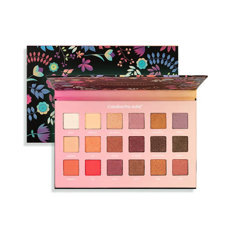 Flowers 18 Colors Makeup Pressed Eyeshadow Palette Matte Shimmer powder pigmented shadow nude easy to wear matte eye shadow
Flowers 18 Colors Makeup Pressed Eyeshadow Palette Matte Shimmer powder pigmented shadow nude easy to wear matte eye shadow