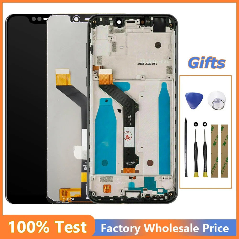 ЖК-дисплей 6,2 дюйма для Motorola Moto One / P30 Play xt1944, сенсорный экран с дигитайзером, экран в сборе + рамка + Инструменты
ЖК-дисплей 6,2 дюйма для Motorola Moto One / P30 Play xt1944, сенсорный экран с дигитайзером, экран в сборе + рамка + Инструменты