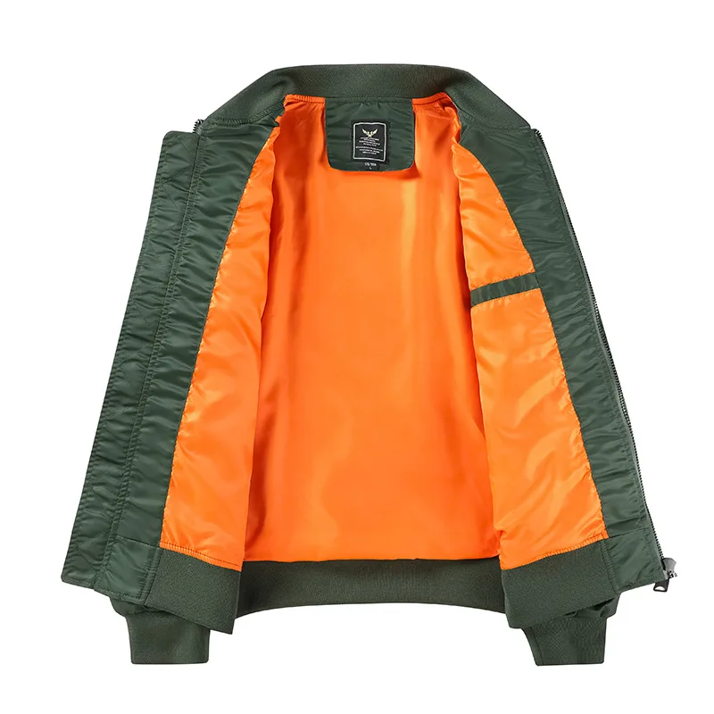 Baseball Jacket Air Force Flight MA1 Embroidered Tiger Pilot Jacket Men's Bomber Military Tactical Coats Clothing Varsity Homme
Baseball Jacket Air Force Flight MA1 Embroidered Tiger Pilot Jacket Men's Bomber Military Tactical Coats Clothing Varsity Homme