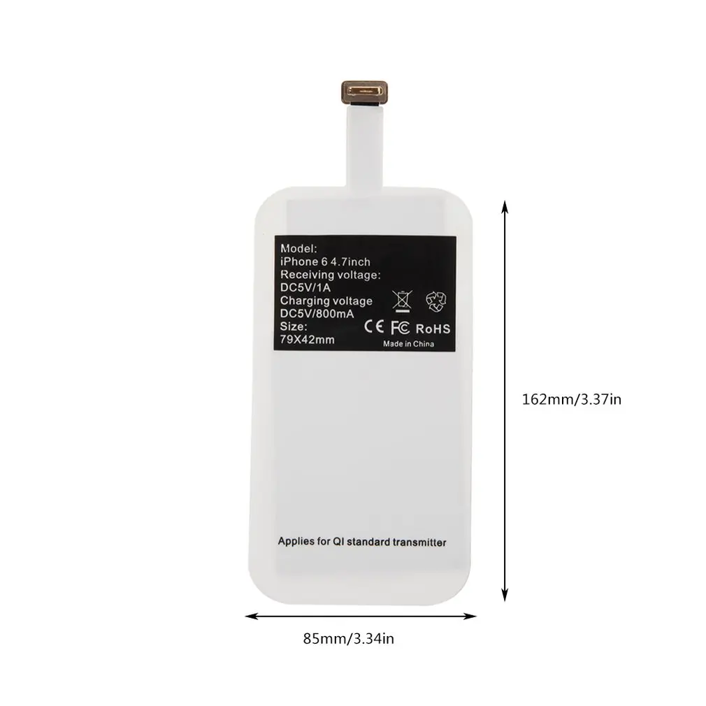 Wireless Charger Receiver Pad Charging Patch for Apple Iphone 7 Plus 6 6s 5 5s 5c SE 5SE 7plus Cable Cordless Charging Adapter /
Wireless Charger Receiver Pad Charging Patch for Apple Iphone 7 Plus 6 6s 5 5s 5c SE 5SE 7plus Cable Cordless Charging Adapter /