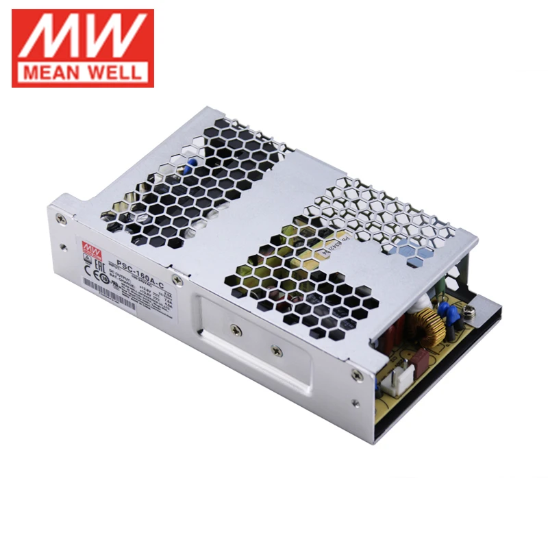 MEAN WELL PSC-160A-C 160 Вт импульсный источник питания 13 8 В DC 7.6A 4A закрытый тип с чехлом