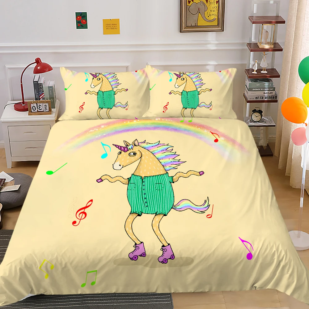 Unicorn Bed Set Queen Size Highend Bedclothes Bedding Set Girls Kids Room Bedclothes King Full Double Single Size
Unicorn Bed Set Queen Size Highend Bedclothes Bedding Set Girls Kids Room Bedclothes King Full Double Single Size