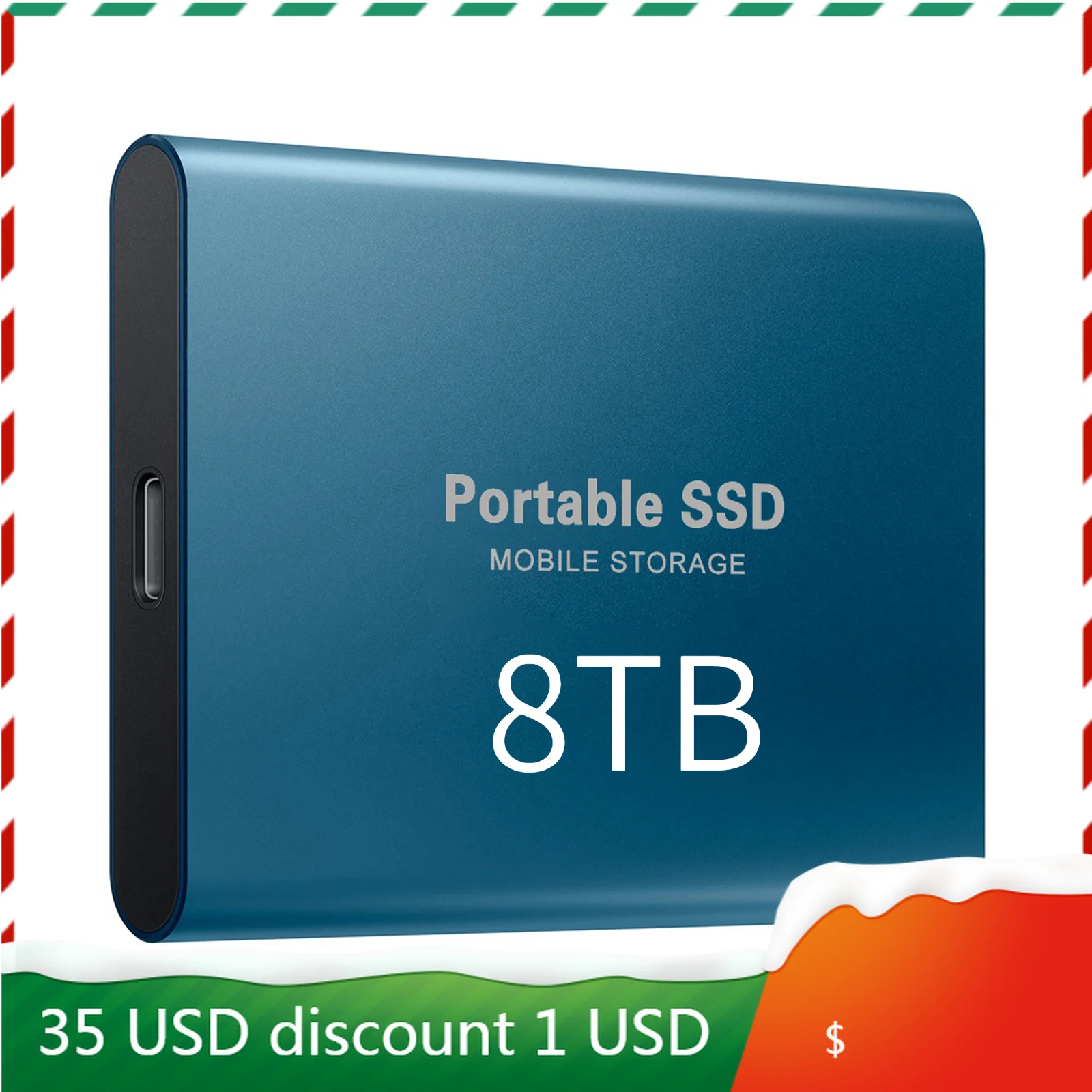 Внешний жесткий диск USB 3,1 8 ТБ SSD, мобильный твердотельный жесткий диск для настольного компьютера, быстрая память для ноутбука
Внешний жесткий диск USB 3,1 8 ТБ SSD, мобильный твердотельный жесткий диск для настольного компьютера, быстрая память для ноутбука