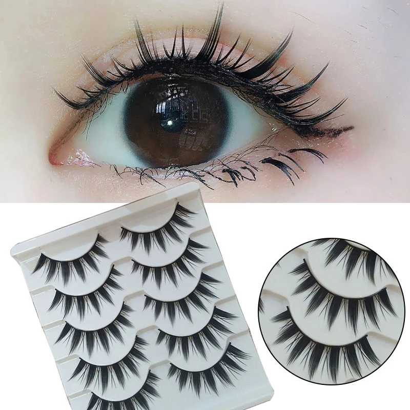 False Eyelashes Lash Extension Cosplay Makeup 3D Cross Japanese Fairy Daily Eye Makeup Big Eyes Dance Performance
False Eyelashes Lash Extension Cosplay Makeup 3D Cross Japanese Fairy Daily Eye Makeup Big Eyes Dance Performance