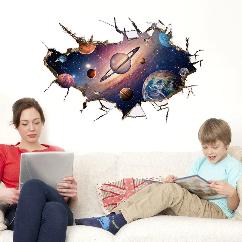Universe Starry Sky Living Room Bedroom Kindergarten Environment Decoration Removable Three-dimensional Wall Stickers
Universe Starry Sky Living Room Bedroom Kindergarten Environment Decoration Removable Three-dimensional Wall Stickers