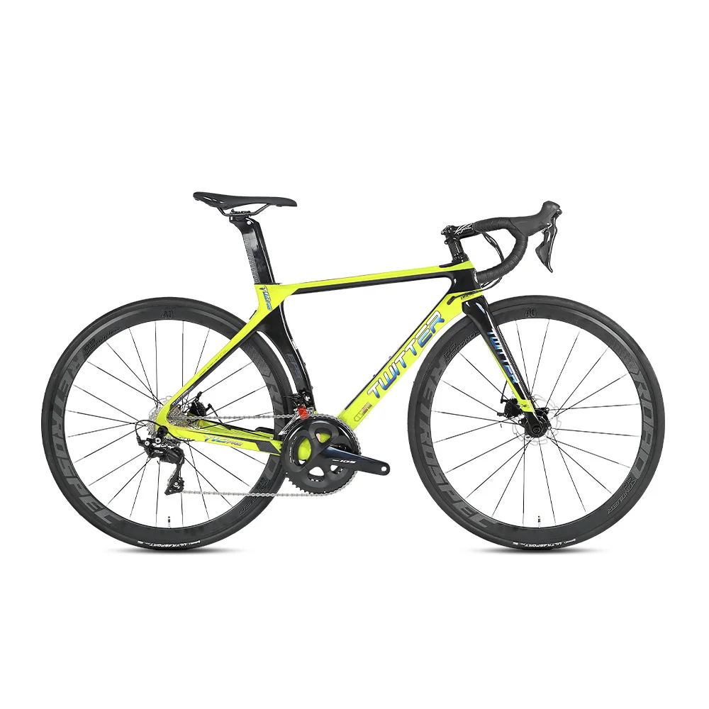 Twitter T10pro-disc bikesuper pro, внедорожный, гравийный Профессиональный дорожный велосипед UT/R8000-22S 700C, дорожный велосипед из углеродного волокна
Twitter T10pro-disc bikesuper pro, внедорожный, гравийный Профессиональный дорожный велосипед UT/R8000-22S 700C, дорожный велосипед из углеродного волокна