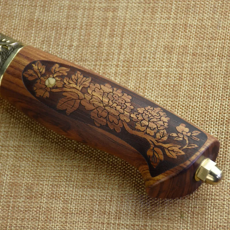 8" Handmade Cleaver Knife China Famous Hand Forging Technology Copper Flower Decor Slicing Kitchen Knives Meat And Poultry Tools
8" Handmade Cleaver Knife China Famous Hand Forging Technology Copper Flower Decor Slicing Kitchen Knives Meat And Poultry Tools