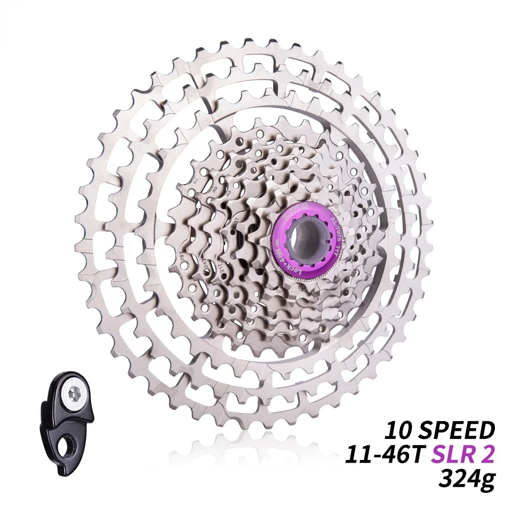 10 Speed 11-46T SLR 2 Bicycle Cassette HG Compatible 10s ultralight 46T CNC 10v k7 For MTB XX X0 X9 X7 M610 M781 M786
10 Speed 11-46T SLR 2 Bicycle Cassette HG Compatible 10s ultralight 46T CNC 10v k7 For MTB XX X0 X9 X7 M610 M781 M786