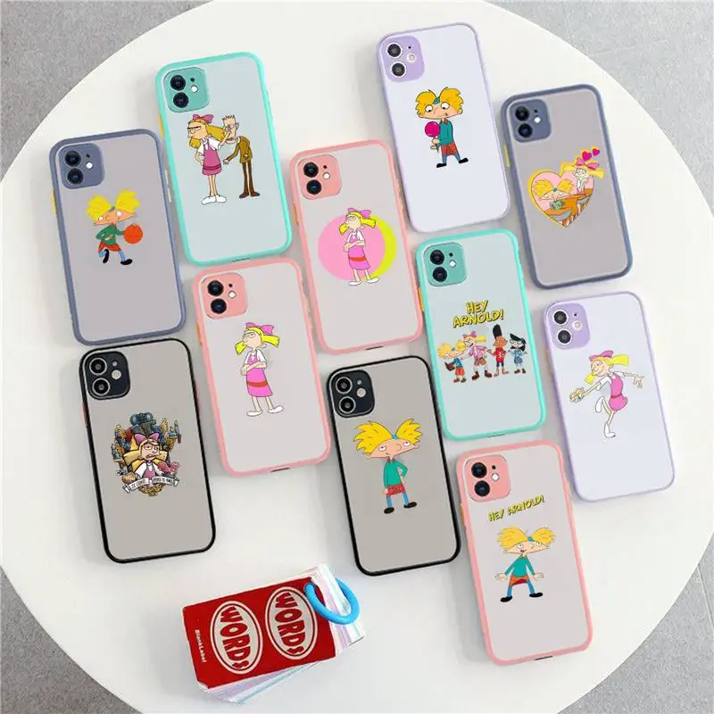 Babaite Hey Arnold Phone Case for iPhone X XR XS 7 8 Plus 11 12 13 pro MAX 13mini Translucent Matte Shockproof Case
Babaite Hey Arnold Phone Case for iPhone X XR XS 7 8 Plus 11 12 13 pro MAX 13mini Translucent Matte Shockproof Case