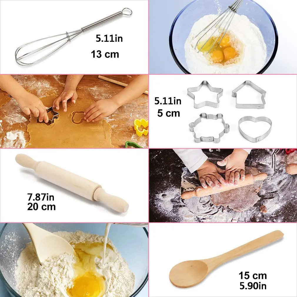 11pcs Children's Kitchen Supplies Simulated Baking Suit Waterproof Apron Pretend Play House Toys Baking Tools Girls Cooking Toys
11pcs Children's Kitchen Supplies Simulated Baking Suit Waterproof Apron Pretend Play House Toys Baking Tools Girls Cooking Toys