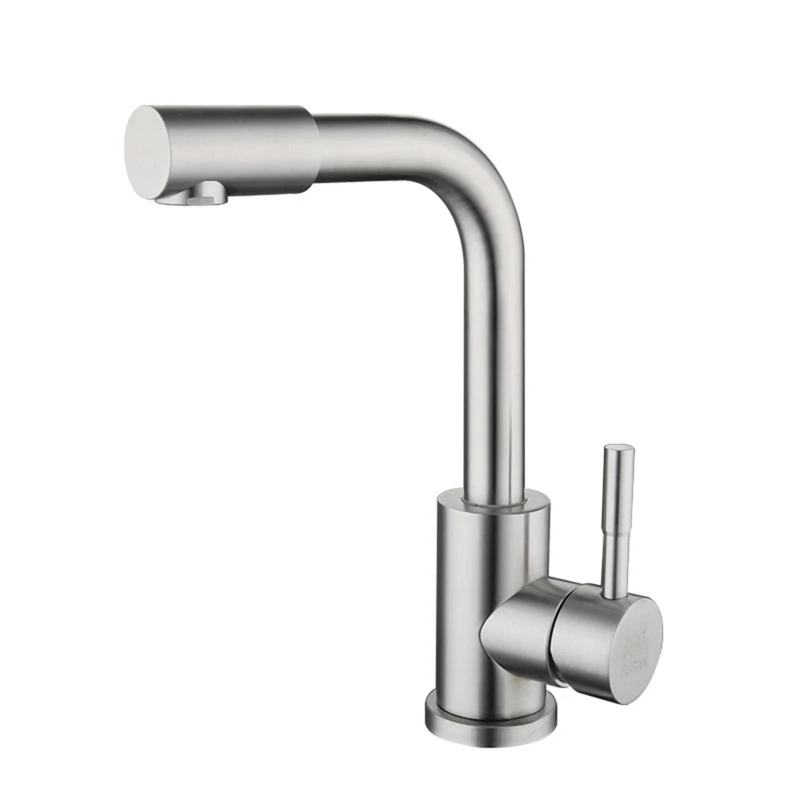 Practical Basin Faucet 360 degree Swivel Basin Mixer Taps Single Handle Stainless Steel Kitchen Sink Taps for Bathroom Vanity
Practical Basin Faucet 360 degree Swivel Basin Mixer Taps Single Handle Stainless Steel Kitchen Sink Taps for Bathroom Vanity