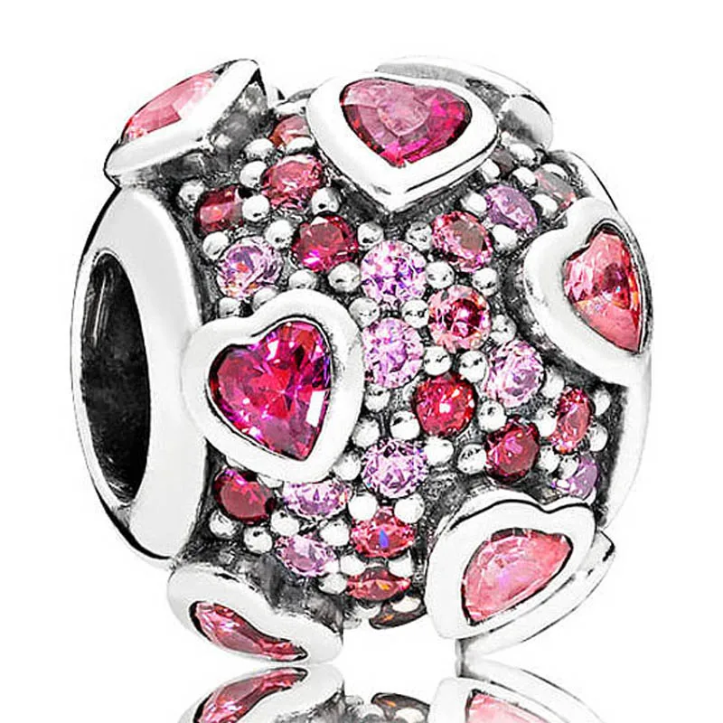 Original Pink & Red Explosion Of Love With Crystal Charm Diy Jewelry Fit 925 Sterling Silver Bead Popular Bracelet Necklace
Original Pink & Red Explosion Of Love With Crystal Charm Diy Jewelry Fit 925 Sterling Silver Bead Popular Bracelet Necklace