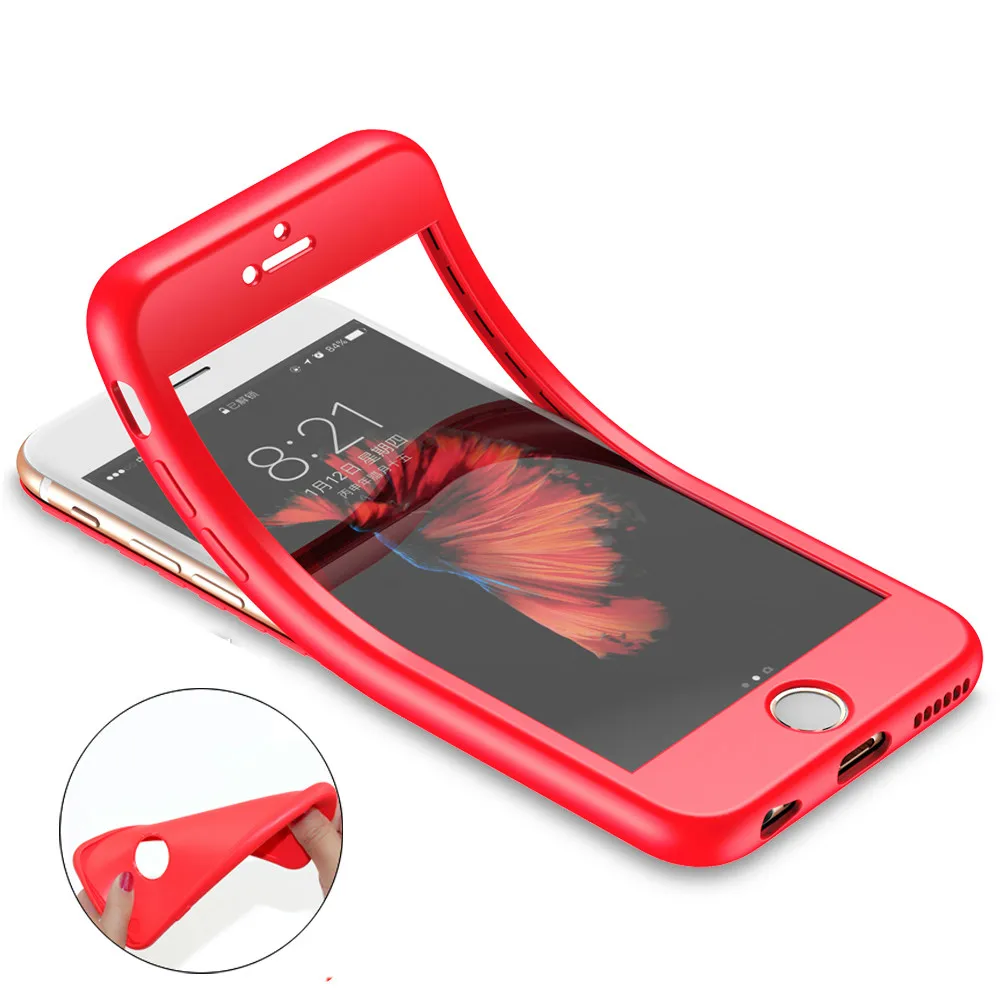 Luxury 360 Full Body Phone Case For iPhone XR X 6 6S Plus Soft Silicone TPU Protection Back Cover for iPhone XR XS Max 7 8 Plus
Luxury 360 Full Body Phone Case For iPhone XR X 6 6S Plus Soft Silicone TPU Protection Back Cover for iPhone XR XS Max 7 8 Plus
