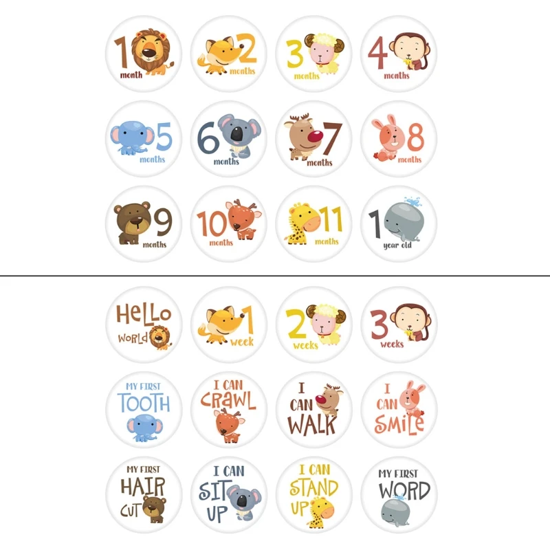 12 Pcs Month Sticker Baby Photography Milestone Memorial Monthly Newborn Kids Commemorative Card Number Photo Props Accessories
12 Pcs Month Sticker Baby Photography Milestone Memorial Monthly Newborn Kids Commemorative Card Number Photo Props Accessories