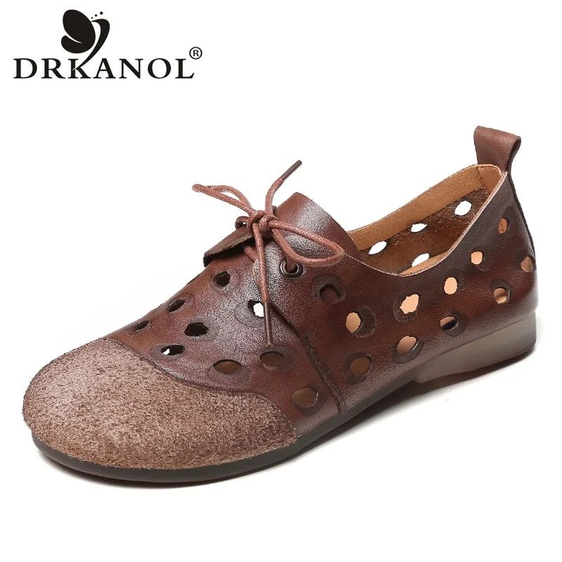 DRKANOL 100% туфли на плоской подошве из натуральной кожи женская летняя дышащая мягкая коровья кожа, мощная подошва ручной работы в стиле ретро; ...
DRKANOL 100% туфли на плоской подошве из натуральной кожи женская летняя дышащая мягкая коровья кожа, мощная подошва ручной работы в стиле ретро; ...