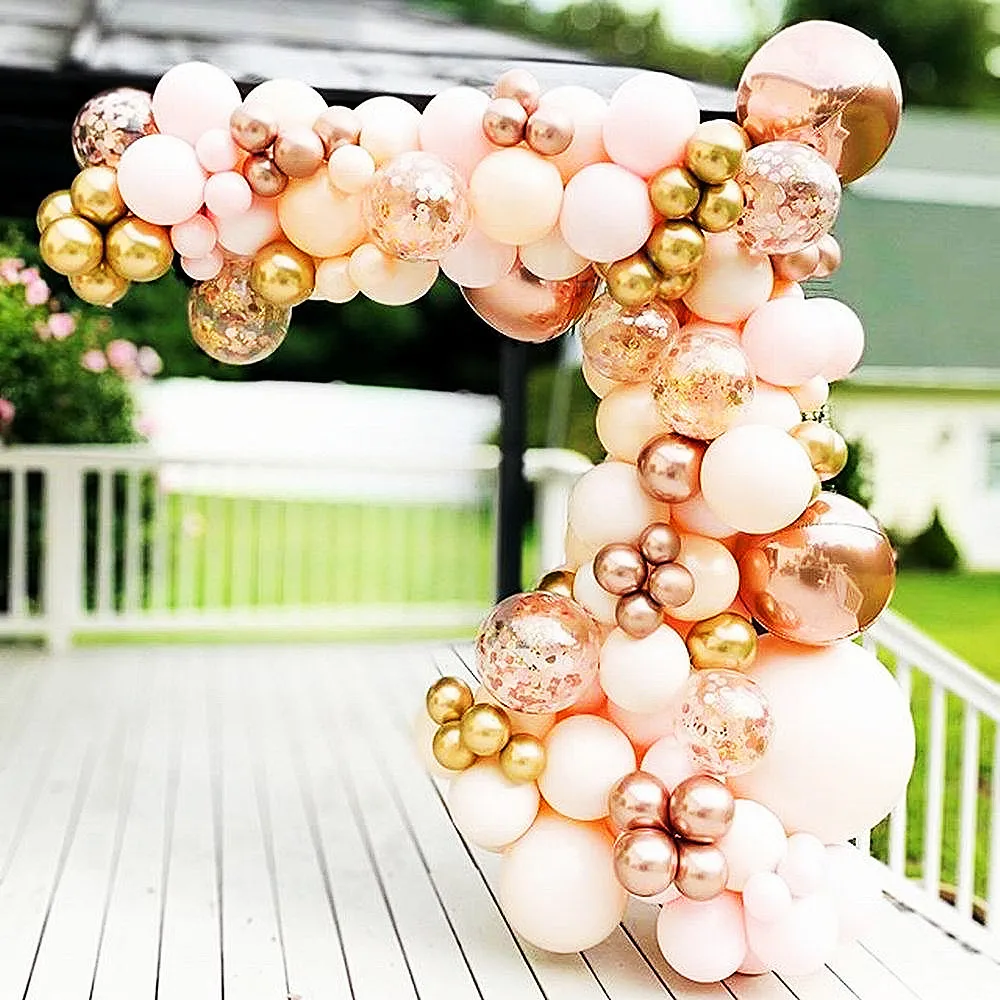 96pcs Macaron Orange Balloon Garland Arch Kit Chrome Rose Gold Ballon with 4D Globos Wedding Birthday Party Decor Baby Shower
96pcs Macaron Orange Balloon Garland Arch Kit Chrome Rose Gold Ballon with 4D Globos Wedding Birthday Party Decor Baby Shower
