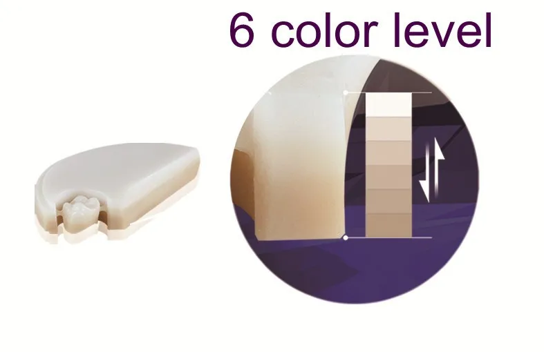 98x25mm Multi layers wieland dental zirconia CAD CAM Blank-high strength 600-1200Mpa
98x25mm Multi layers wieland dental zirconia CAD CAM Blank-high strength 600-1200Mpa