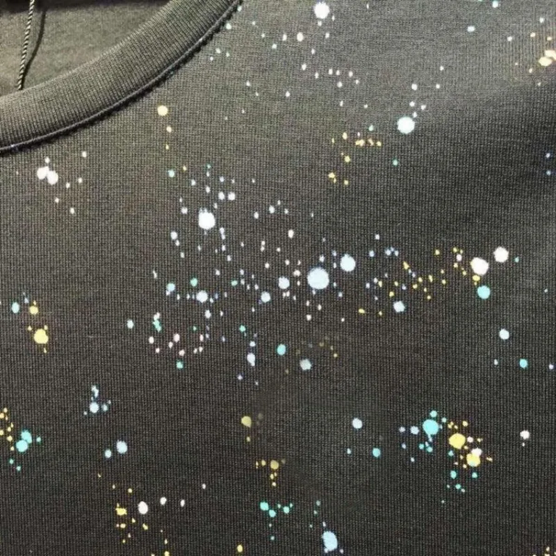 2021 Summer Dot Men Short Sleeve T Shirts Breathable Slim Fit O-Neck Black Tops Street Printing Black Casual T-Shirts M-3XL
2021 Summer Dot Men Short Sleeve T Shirts Breathable Slim Fit O-Neck Black Tops Street Printing Black Casual T-Shirts M-3XL