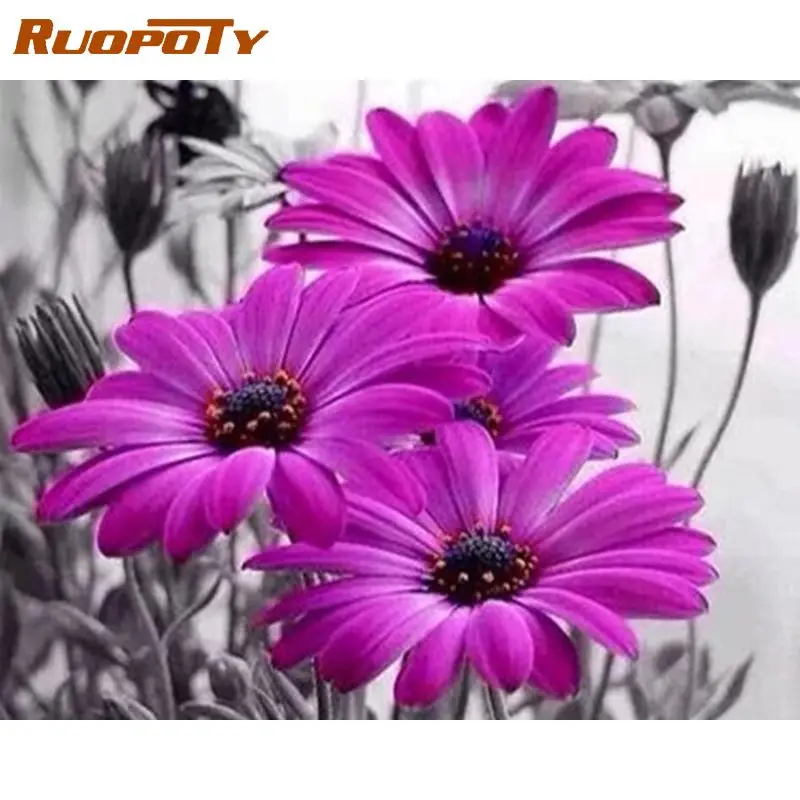 RUOPOTY Diamond Painting Purple Flower Diamond Mosaic Full Square Flowers Rhinestones Of Pictures 5D Embroidery Art Decoration
RUOPOTY Diamond Painting Purple Flower Diamond Mosaic Full Square Flowers Rhinestones Of Pictures 5D Embroidery Art Decoration