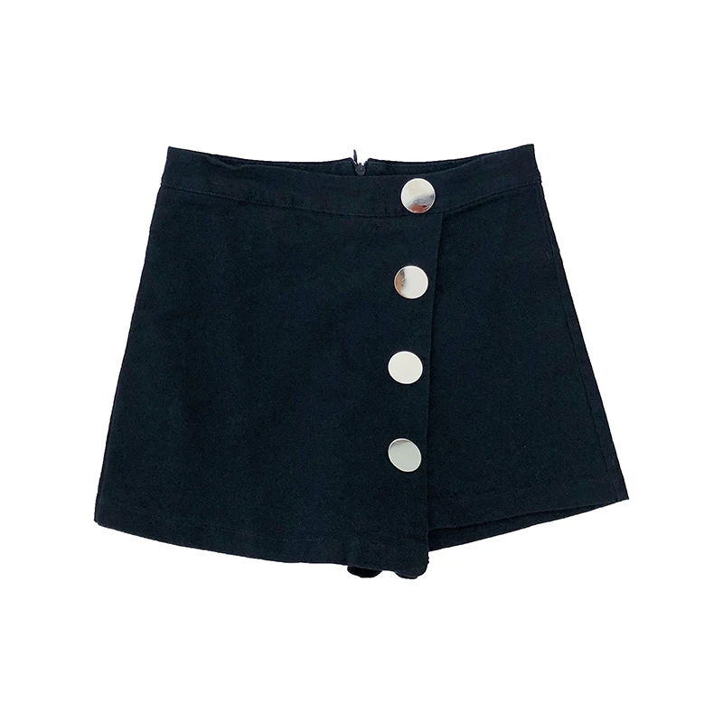 Buttons Decor Shorts Skirts Vintage Women Elegant High Waist Irregular Shorts Autumn Casual A-line Bottoms Fashion Streetwear
Buttons Decor Shorts Skirts Vintage Women Elegant High Waist Irregular Shorts Autumn Casual A-line Bottoms Fashion Streetwear