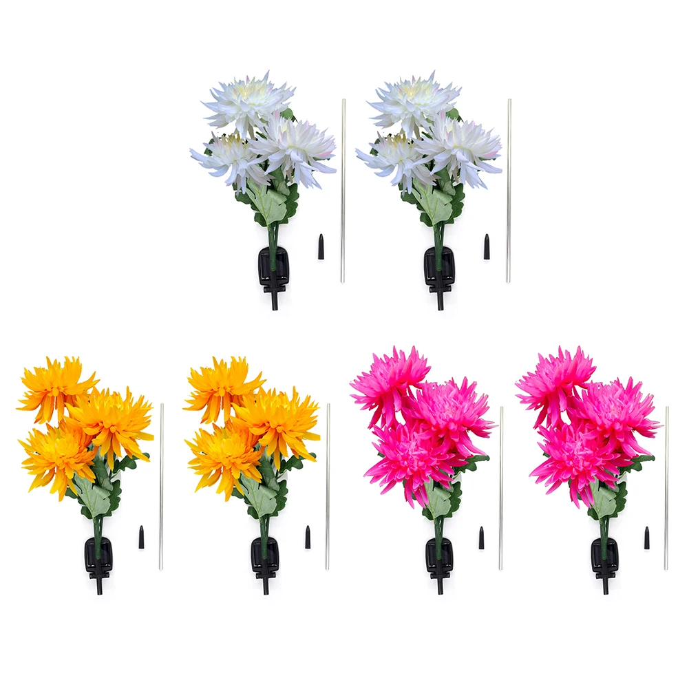 2pcs LED Solar Light Simulation Chrysanthemum Flower Outdoor Waterproof Garden Lawn Stakes Lamps Yard Art for Home Courtyard Dec
2pcs LED Solar Light Simulation Chrysanthemum Flower Outdoor Waterproof Garden Lawn Stakes Lamps Yard Art for Home Courtyard Dec