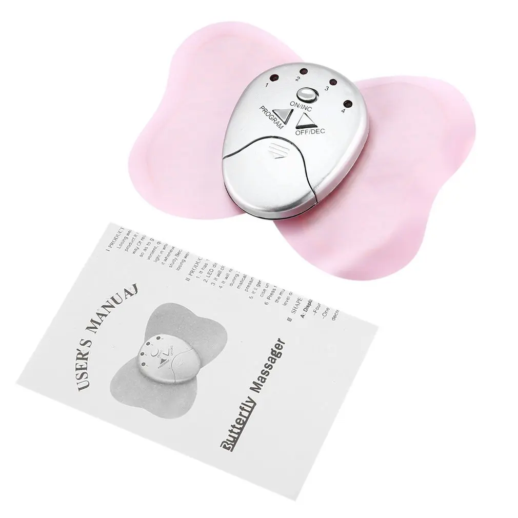 Mini Butterfly Electric Body Massage Pads Electrode Muscle Stimulator Training Therapy Massager Slimming Waist Weight Loss
Mini Butterfly Electric Body Massage Pads Electrode Muscle Stimulator Training Therapy Massager Slimming Waist Weight Loss
