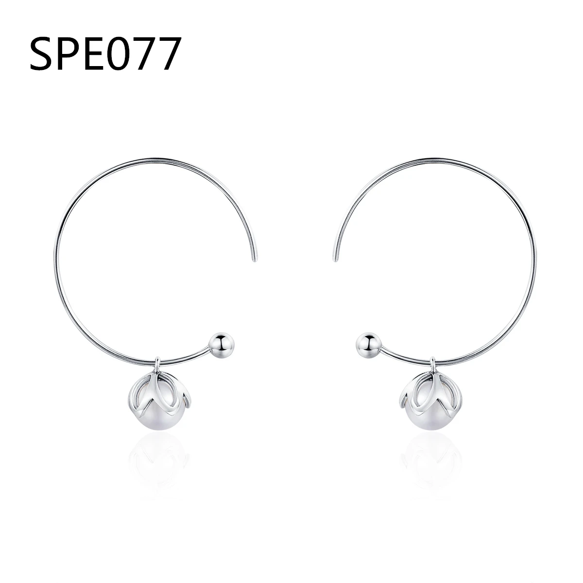 

SPE7 925 Sterling Silver Lovely Asymmetric Bee Sun Flower Zircon Earrings For Women Girl Earrings boucle d'oreille